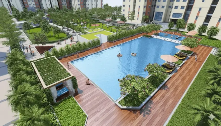 Swimming Pool at Shriram 107 Southeast